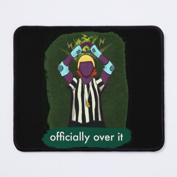 Item preview, Officially Over It, Roller Derby Ref designed and sold by Sharpmichelle.