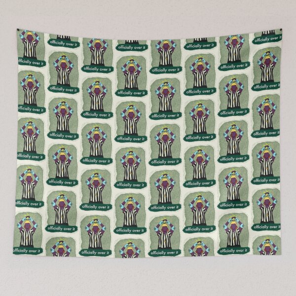 Item preview, Officially Over It, Roller Derby Ref designed and sold by Sharpmichelle.