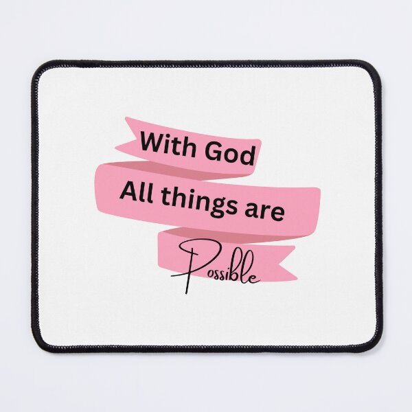 Item preview, With God all things are Possible designed and sold by Calli_Designs.