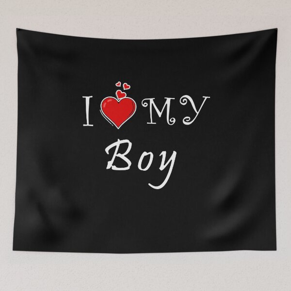 Item preview, I love my boy designed and sold by D/ArtLoveStore ⭐⭐⭐⭐⭐.