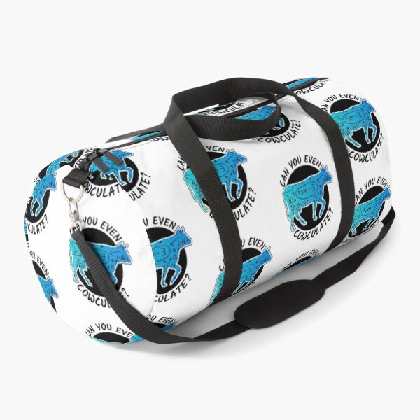Item preview, Blue cow version of Can you even calculate? Funny colorful cow puns Calculator designed and sold by FarmsteadAcers.