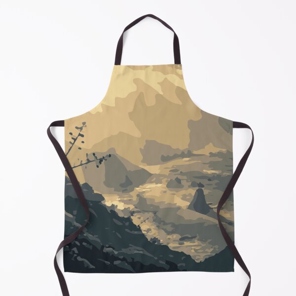 Item preview, Abstract Illustration:- Abstract Landscape Illustration-Vintage Landscape Art designed and sold by typoinspired.