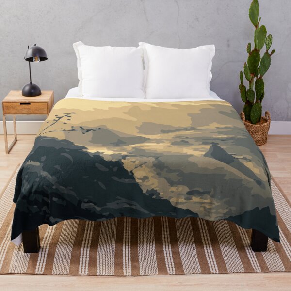 Item preview, Abstract Illustration:- Abstract Landscape Illustration-Vintage Landscape Art designed and sold by typoinspired.