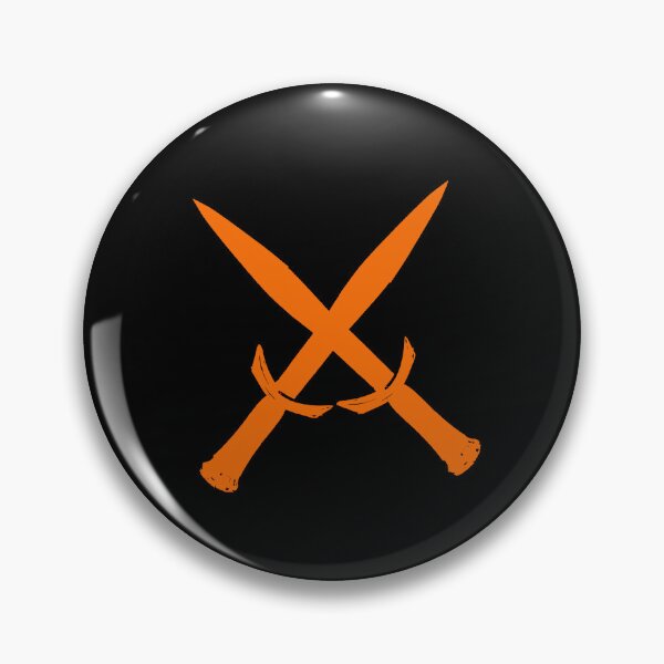 Item preview, Orange Crossed Swords designed and sold by LEOEXPRESS.