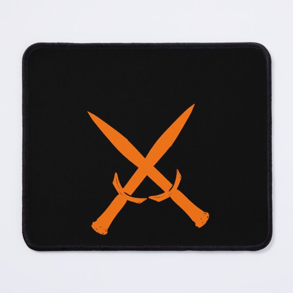 Item preview, Orange Crossed Swords designed and sold by LEOEXPRESS.