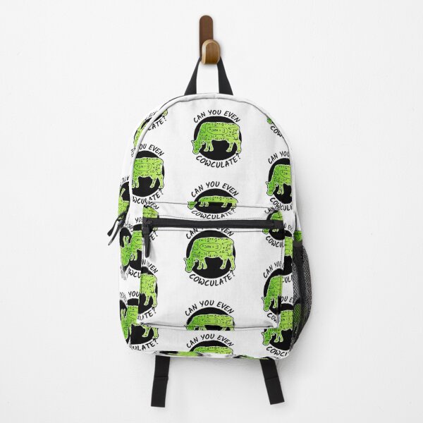 Item preview, Green cow version of Can you even calculate? Funny colorful cow puns Calculator designed and sold by FarmsteadAcers.