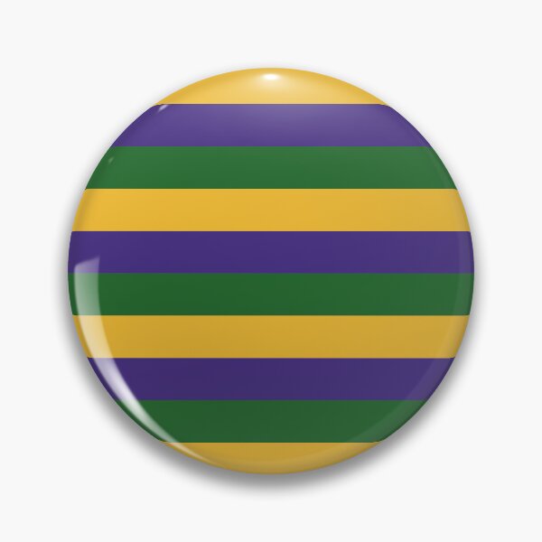 Item preview, Purple Green Gold Stripe shirt Mardi Gras Fat Tuesday designed and sold by yelly123.