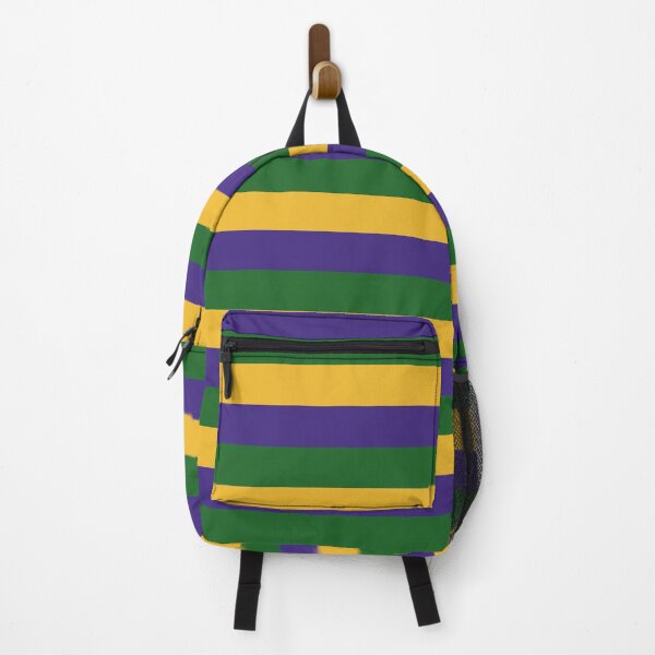 Item preview, Purple Green Gold Stripe shirt Mardi Gras Fat Tuesday designed and sold by yelly123.