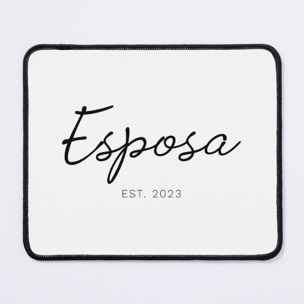 Item preview, Esposa est 2023 - black and white version - wife est 2023 - Bride to be 2023 designed and sold by ALLURE-minimal.