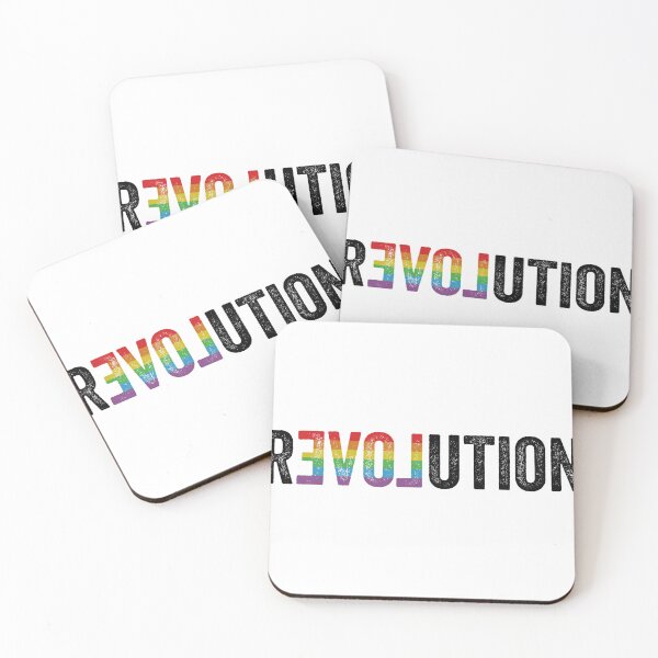 Item preview, Gay Revolution Evolution LGBTQ Pride Flag Proud Queer Love Dark designed and sold by Queer Pride Shop.