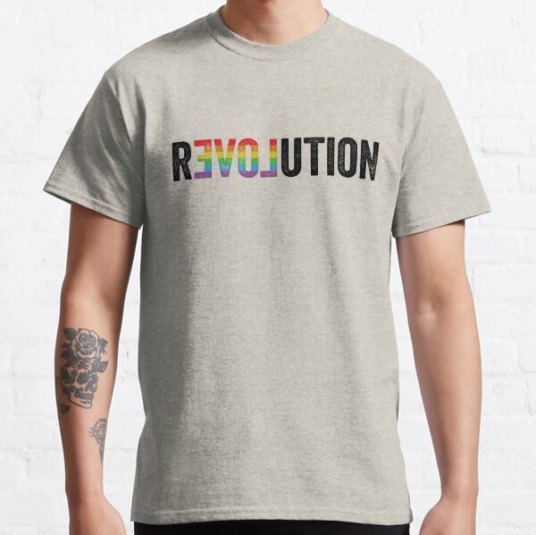 Artikel-Vorschau von Gay Revolution Evolution LGBTQ Pride Flag Proud Queer Love Dark, designt und verkauft von Queer Pride Shop.