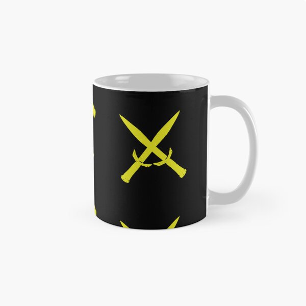 Item preview, Yellow Crossed Swords designed and sold by LEOEXPRESS.