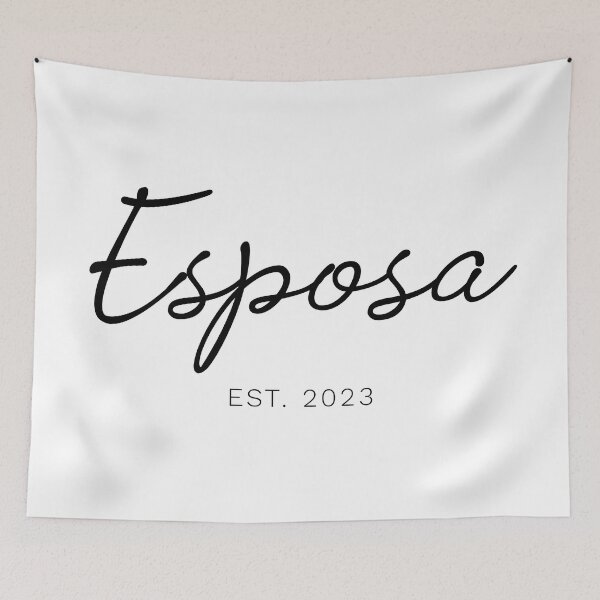 Item preview, Esposa est 2023 - versión en blanco y negro - esposa est 2023 - futura novia 2023 designed and sold by ALLURE-minimal.