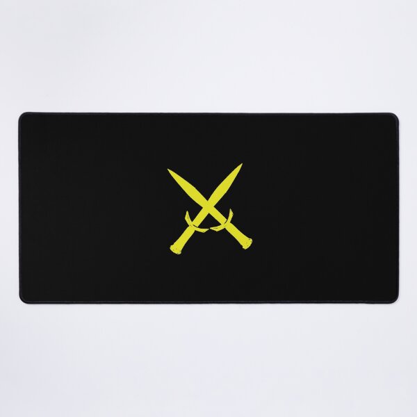 Item preview, Yellow Crossed Swords designed and sold by LEOEXPRESS.