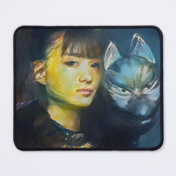 Item preview, Moa-Metal with a Fox God Mask Babymetal AI Painting Digital Fan Art designed and sold by Gogmagosh.