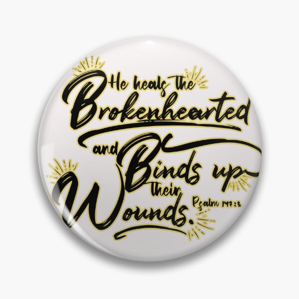 Item preview, He Heals the Brokenhearted designed and sold by Calli_Designs.