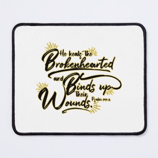 Item preview, He Heals the Brokenhearted designed and sold by Calli_Designs.
