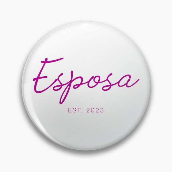 Artikelvorschau, Kopie von Esposa est 2023 - lavendelfarbene Version - Ehefrau est 2023 - Bride to be 2023 entworfen und verkauft von ALLURE-minimal.