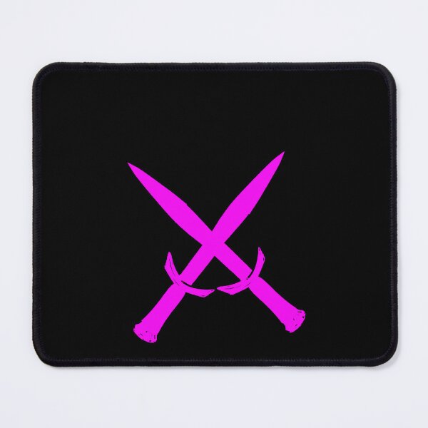 Item preview, Pink Crossed Swords designed and sold by LEOEXPRESS.