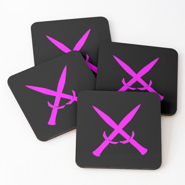 Item preview, Pink Crossed Swords designed and sold by LEOEXPRESS.