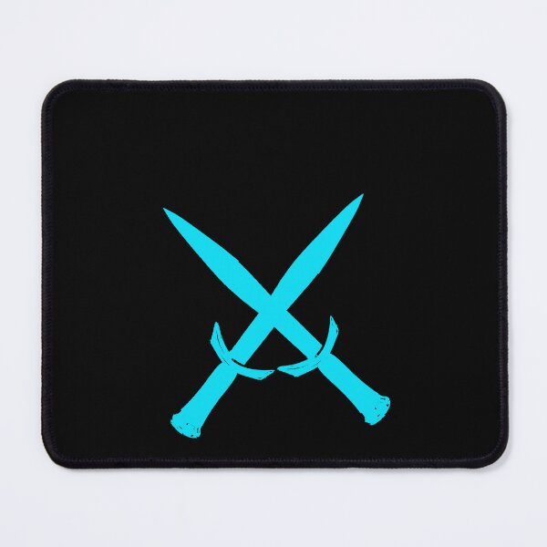 Item preview, Blue Crossed Swords designed and sold by LEOEXPRESS.