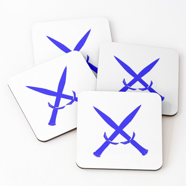 Item preview, Navy Blue Crossed Swords designed and sold by LEOEXPRESS.