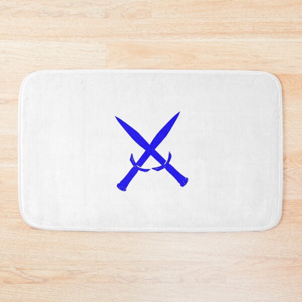Item preview, Navy Blue Crossed Swords designed and sold by LEOEXPRESS.