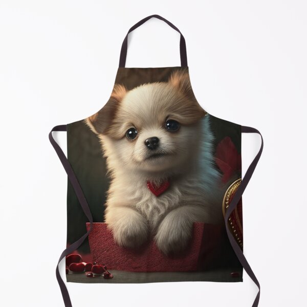 Item preview, Valentine Puppy Dog Cuddling Valentine Teddy Bear designed and sold by apuppyfeed.