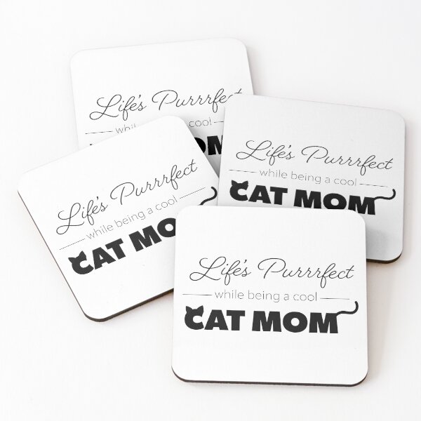 Item preview, Life's Purrrfect While Being A Cool Cat Mom designed and sold by FantabGraphx.
