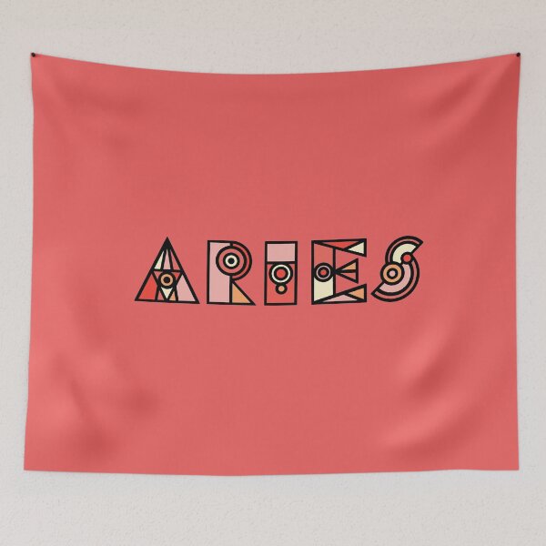 Artikelvorschau, Aries Geometric Word Art entworfen und verkauft von DandiestArt22.