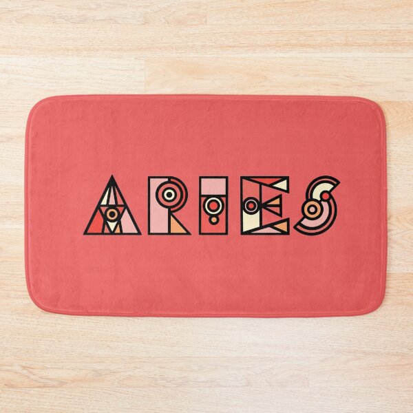 Artikelvorschau, Aries Geometric Word Art entworfen und verkauft von DandiestArt22.