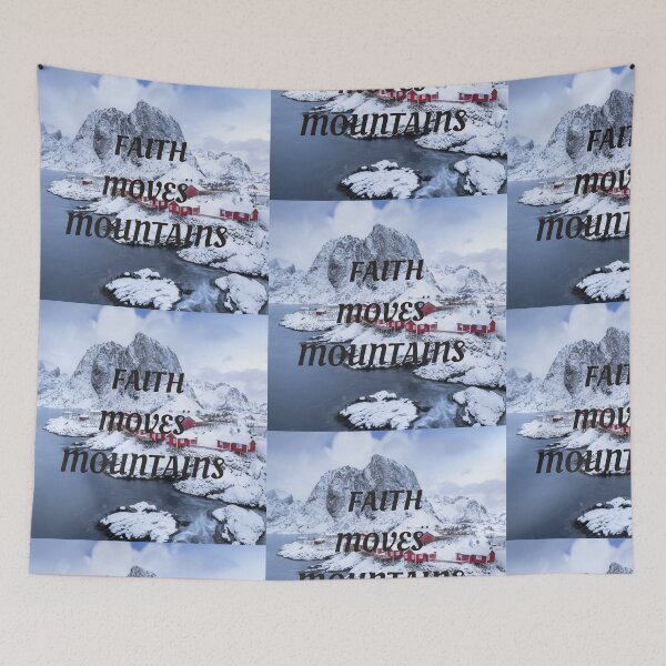Item preview, Faith moves mountains  designed and sold by ArtsOfWonder.