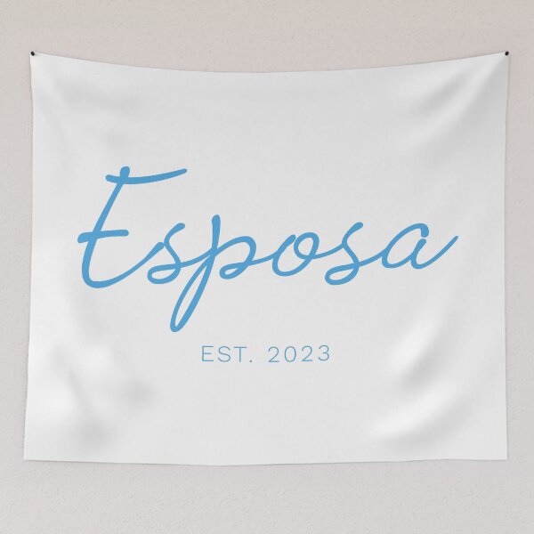 Item preview, Esposa est 2023 - versión azul bebé - wife est 2023 - Bride to be 2023 designed and sold by ALLURE-minimal.