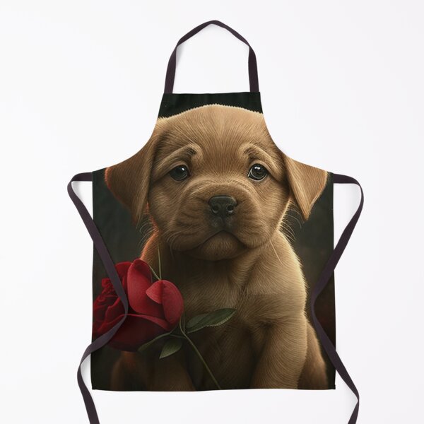 Item preview, Valentine Puppy Dog Cuddling Valentine Teddy Bear designed and sold by apuppyfeed.