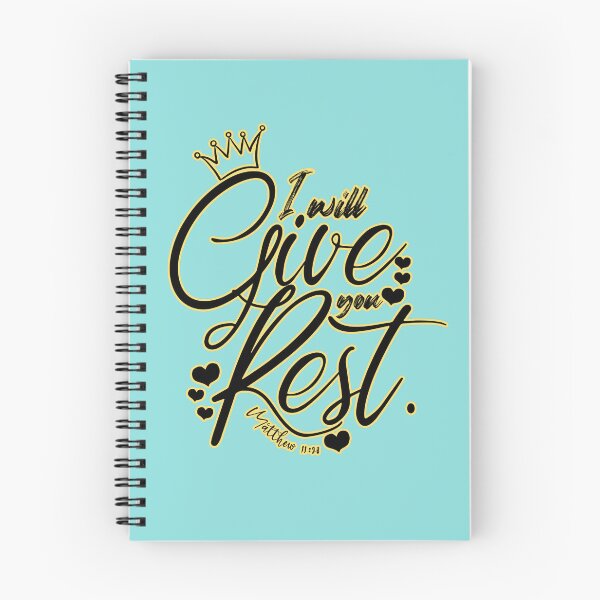 Aperçu de l'œuvre Je te donnerai du repos - verset biblique créée et vendue par Calli_Designs.