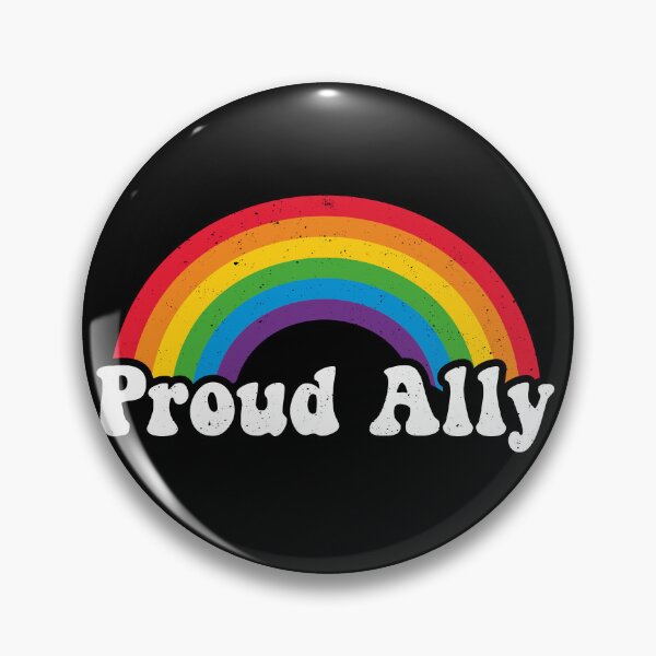 Item preview, Proud Ally LGBT Pride Rainbow Gay Awareness Queer Visibility designed and sold by Queer Pride Shop.