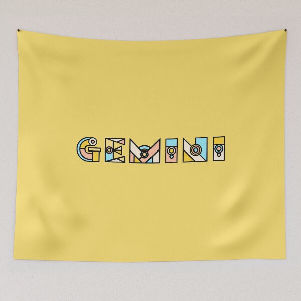 Artikelvorschau, Gemini Geometric Word Art entworfen und verkauft von DandiestArt22.