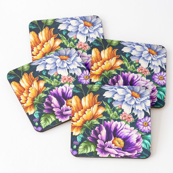Item preview, Ornamental Floral Pattern Vintage Flowers Wallpaper Ornaments designed and sold by goldufeenstaub.