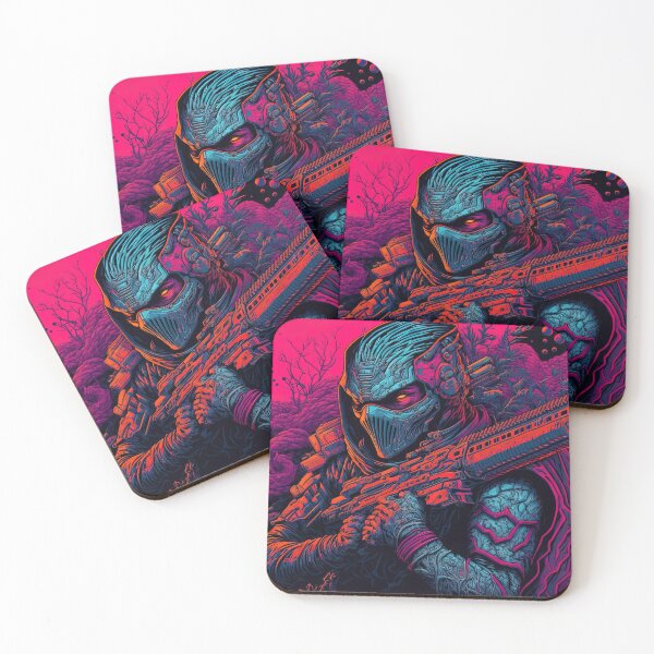 Item preview, Colorful man with a gun in his hands / A.I. Artwork designed and sold by AeonGraphic.
