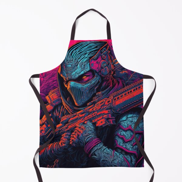 Item preview, Colorful man with a gun in his hands / A.I. Artwork designed and sold by AeonGraphic.