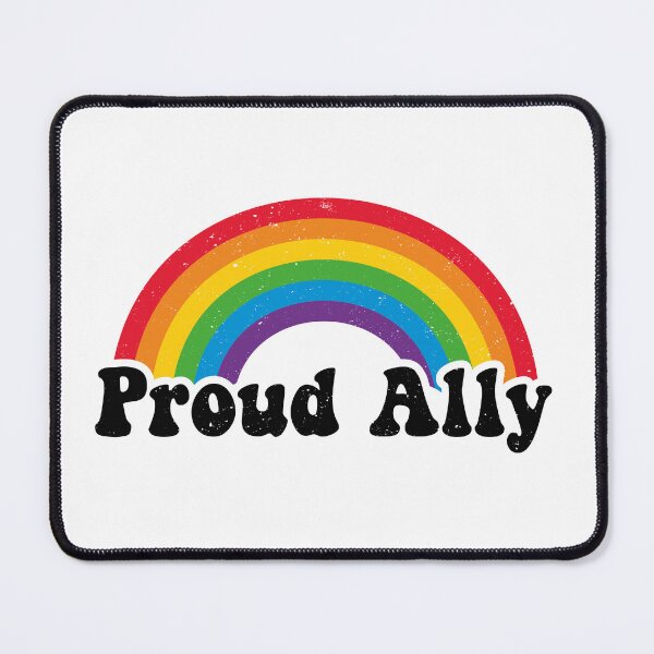 Item preview, Proud Ally LGBT Pride Rainbow Gay Awareness Queer Visibility Dark designed and sold by Queer Pride Shop.