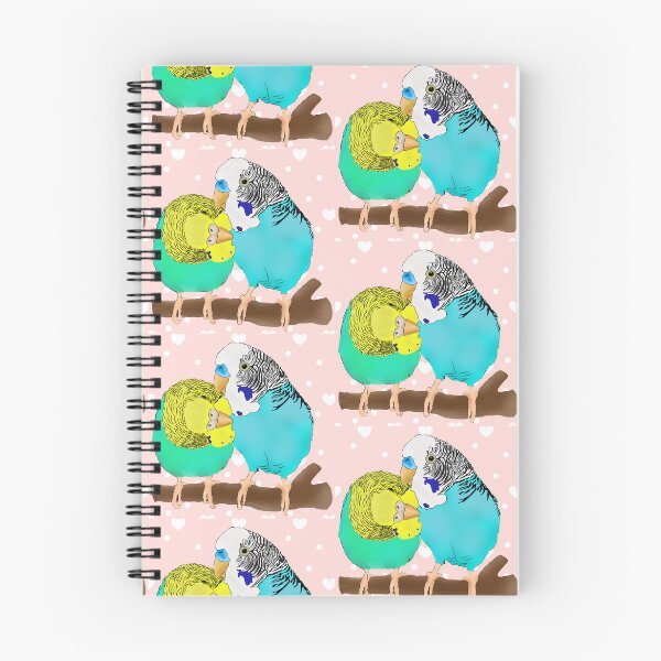 Item preview, Two Budgies in love designed and sold by RadMomCreations.