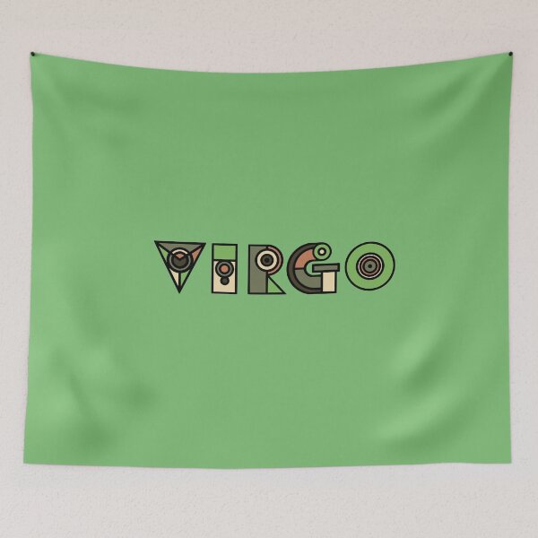 Artikelvorschau, Virgo Geometric Word Art entworfen und verkauft von DandiestArt22.