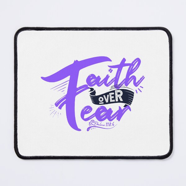 Item preview, Faith over fear - Bible verse designed and sold by Calli_Designs.