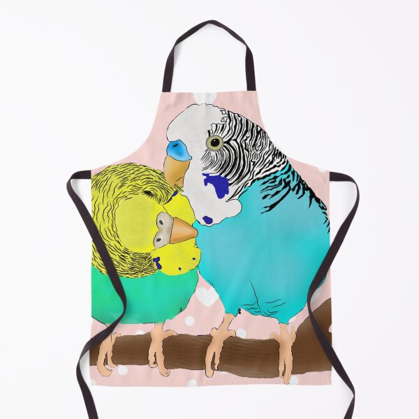 Item preview, Two Budgies in love designed and sold by RadMomCreations.