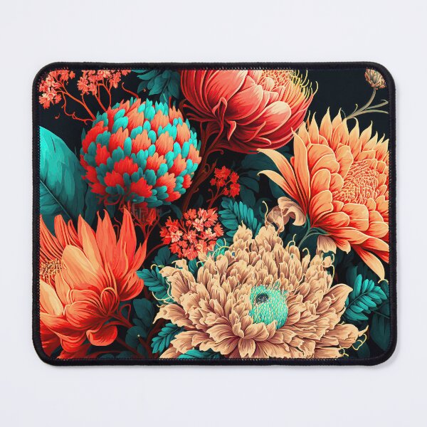 Item preview, Ornamental Floral Pattern Vintage Flowers Wallpaper Ornaments designed and sold by goldufeenstaub.