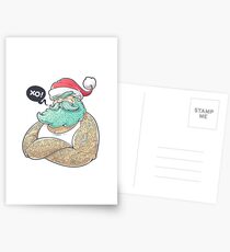 Hipsta Claus Postcards