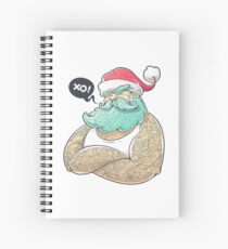 Hipsta Claus Spiral Notebook
