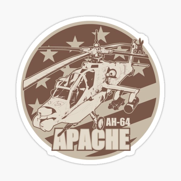 Vista previa del artículo con la obra «AH-64 apache», diseñado y vendido por StrongVlad.