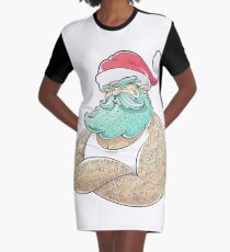 Hipsta Claus Graphic T-Shirt Dress
